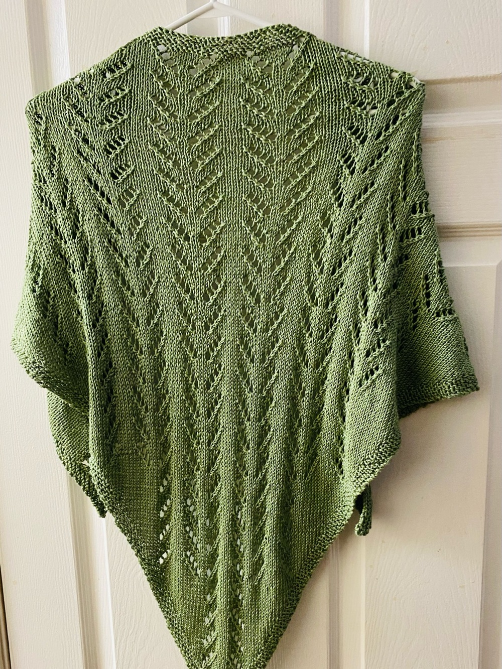 Hand Knitted Bamboo Shawl